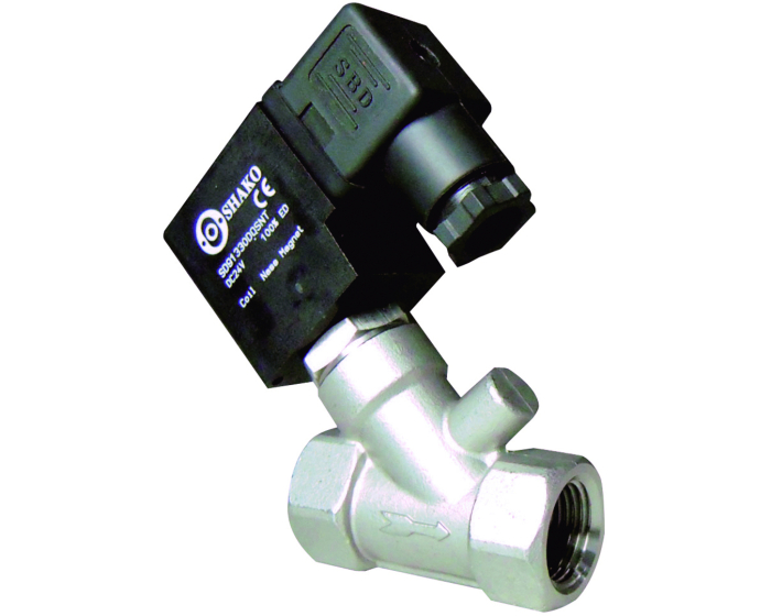 Stainless steel solenoid valve SPUY 220 1/2'' direct acting 24V AC